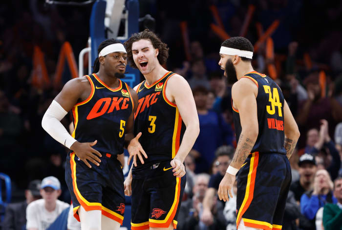 Luguentz Dort, Josh Giddey, Kenrich Williams